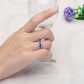 Best Selling Silver Ring with Sapphire (SH-R0060)